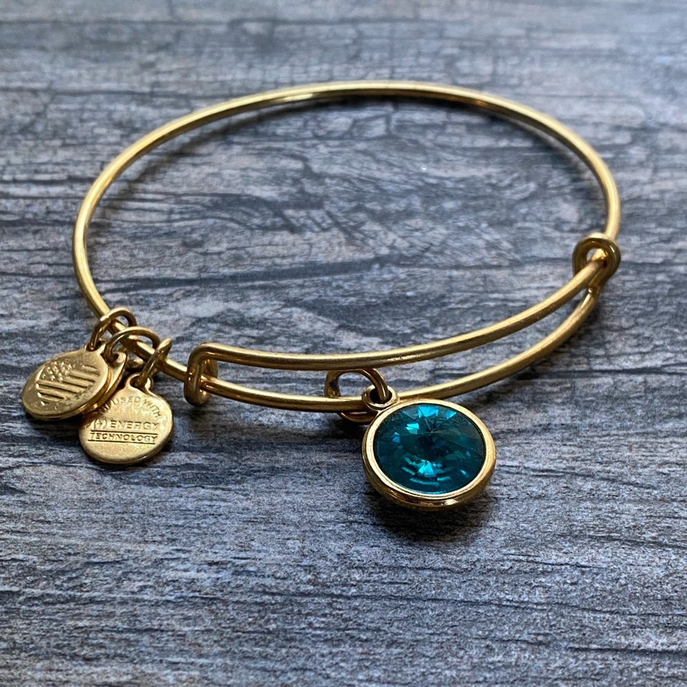 Alex and Ani May birthstone charm bracelet